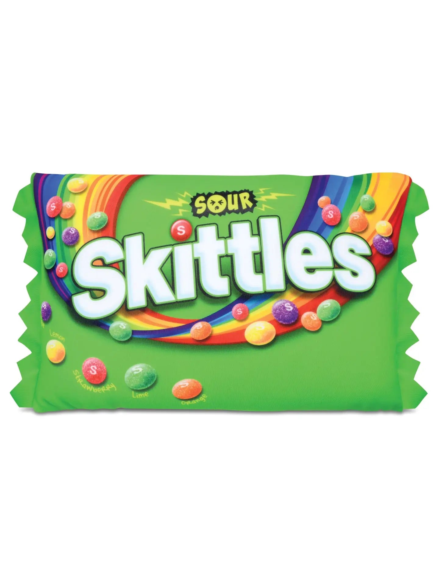 Coussin Skittles surs en sac