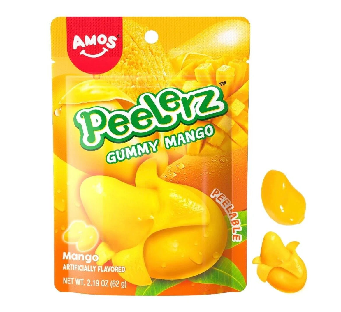 Amos Peelerz gummy - bonbon à éplucher - Mangue