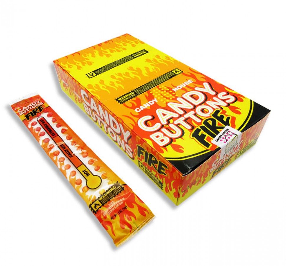 Doscher - Candy house buttons - Boutons FIRE -Piquant