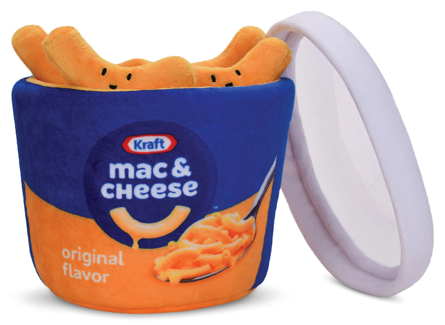 Coussin Mac & Cheese Bol - avec bébé nouilles