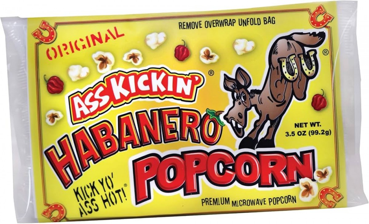 Pop Corn épicé Habanero - Ass Kickin' Microwave Popcorn Habanero