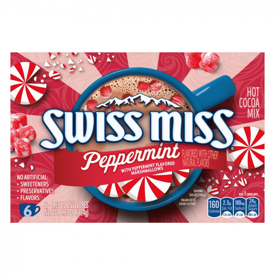 Chocolat chaud - Swiss Miss Hot Cocoa pepermint - Menthe