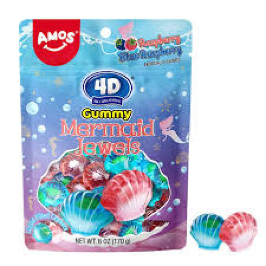 Amos 4D Fruit Gummy 170g - Mermaid jewels - Sirene