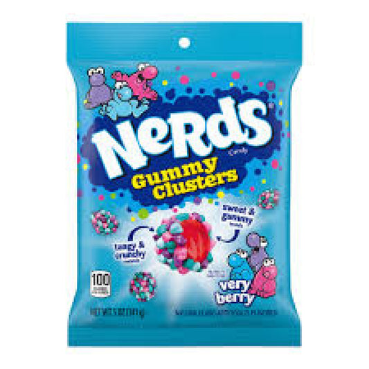 Nerds cluster peg bag 142g Very berry