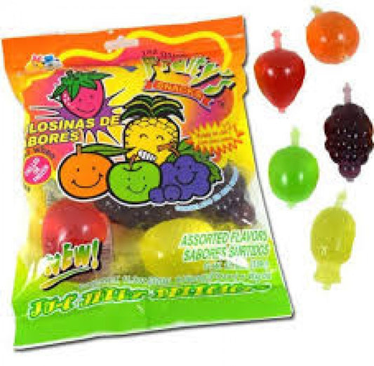 Din Don Fruity’s Ju-C Jelly Fruit Snacks Peg Bag