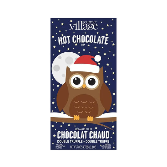 Chocolat chaud - Village gourmet - Hiboux Double truffe