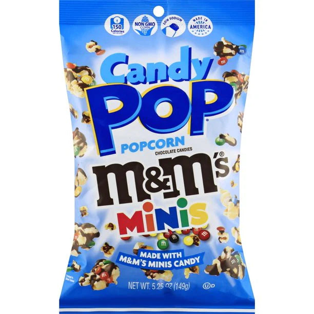 Cookie Pop Popcorn with M&M