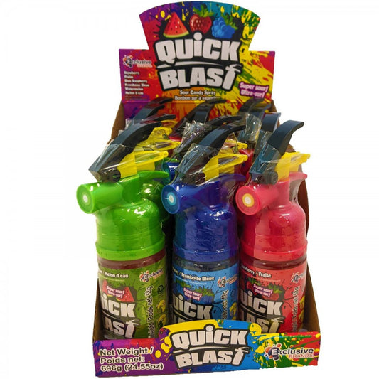 Quick blast spray