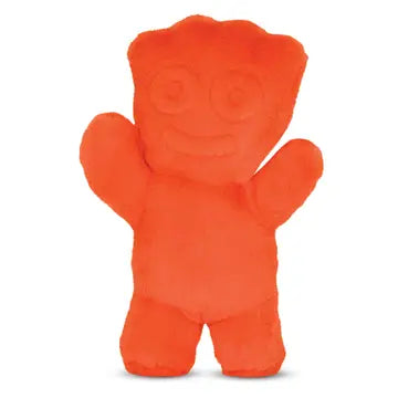 Coussin Sour patch kid orange velu